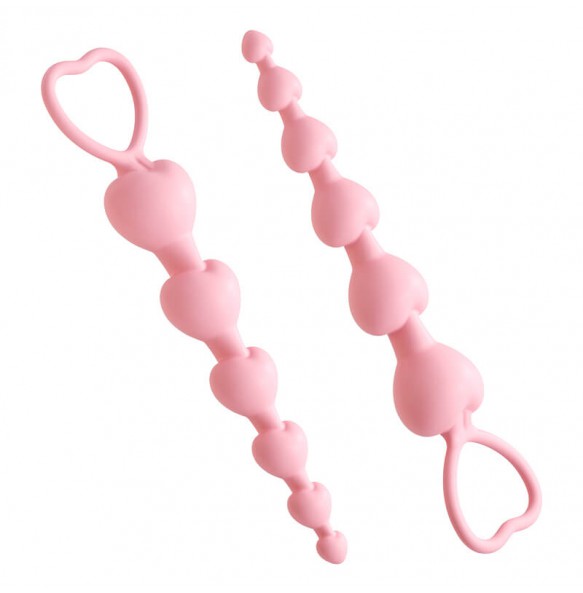 MizzZee - Heart Pull Beads Anal Plug (Beginner)